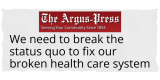 Argus-Press op-ed: Break the Status Quo to Fix Our Broken Health Care System