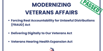 Modernizing Veterans Affairs: Forcing Real Accountability for Unlawful Distributions (FRAUD) Act; Delivering Digitally to Our Veterans Act; Veterans Hearing Health Expansion Act