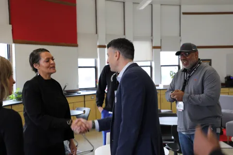 Barrett at United Mentoring Program