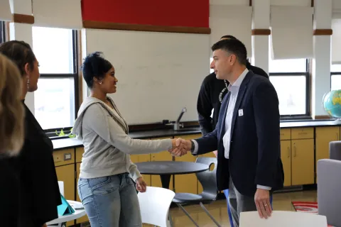 Barrett at United Mentoring Program