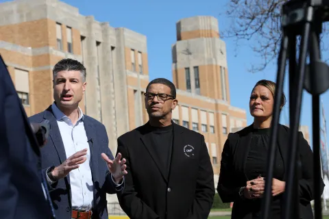 Barrett and Pastor Tracy