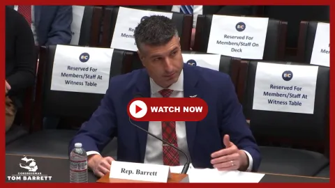 Barrett testifies before Energy and Commerce